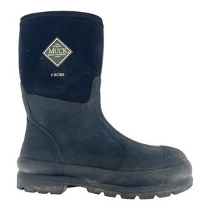 The Original Muck Boot Company Chore Mid Calf Black Soft Toe Muck Boots M7 W8